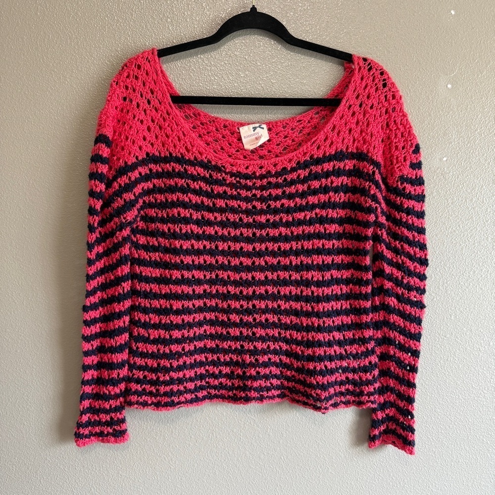 Tommy Girl Vintage Long Sleeve Knit Sweater- Small